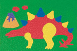 Stegosaurus Crepe Rubber Puzzle