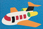 Airplane Crepe Rubber Puzzle