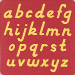 D'Nealian Lower Case