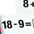 Horizontal Flash Cards Addition and Subtraction Set