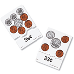 Coin Matching Puzzle Cards