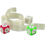 Blank Dice and Label Set
