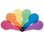 Color Paddles, Set of 18