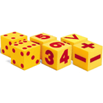 Giant Soft Cubes: Dot, Numeral and Operations Sets
