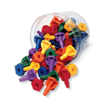 Rainbow Stacking Pegs