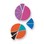 Overhead Rainbow Fraction Deluxe Circles