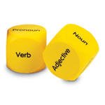 Parts of Speech Cubes