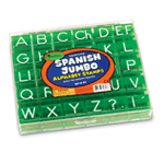 Jumbo Spanish Uppercase Alphabet Stamps
