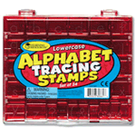 Lowercase Alphabet Tracing Stamps