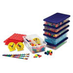 Grades 1 - 2 Manipulatives Kit for Hands - On Standards: Photo - Illustrated Lessons for Teaching with Math Manipulatives