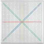 11 x 11 - Pin Transparent Geoboards: 9