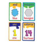 Spanish / English Puzzle Cards: Numbers / Colors / Shapes