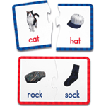 Rhyming Puzzle Cards with Photographs
