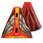 Cross - section Volcano Model
