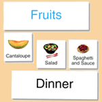 Tabletop Pocket Chart Card Set: Nutrition Tabletop Cards