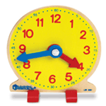 Four - Inch Wooden Big Time Learning Clock Set