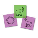 Spanish Alphabet Overhead Picture Tiles
