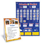 Seasons and Holidays Big Book and Calendar and Weather Pocket Chart