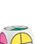 Rainbow Fraction Foam Cubes