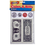 Magnetic Coins and Bills, Student Set