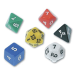 Polyhedral Dice, Set of 5