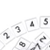 0 - 9 Overhead Tiles, Set of 55