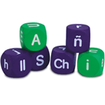 Uppercase Spanish Alphabet Cubes