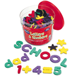 Magnetic Foam Letters and Numbers Deluxe Set