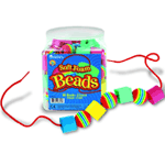 Soft foam Lacing Beads