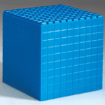 Interlocking Base Ten: 1 Cube