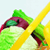 Pretend and Play Fruit and Vegetable Play Food Basket Set