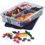 Flip Over Math Tub of Manipulatives