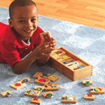 A - B - C Puzzle Blocks