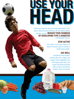 Use Your Head Diabetes Poster