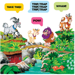 Flannelboard Set - Billy Goats Gruff