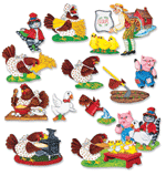 Flannelboard Set - Little Red Hen