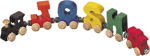 NameTrain Personalized 4 Color Letters