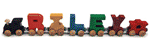 NameTrain Personalized 5 Color Letters