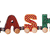 NameTrain Personalized 6 Color Letters