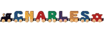 NameTrain Personalized 7 Color Letters