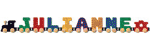 NameTrain Personalized 8 Color Letters