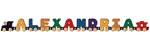 NameTrain Personalized 10 Color Letters