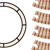 NameTrain Circle Track Set
