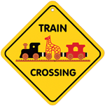 Train Crossing Sign
