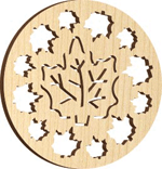 Maple Leaves Ornament