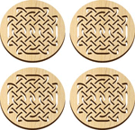 Celtic Knot Coasters - Set of 4