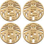 Lighthouse Coasters - Set of 4