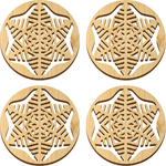 Snowflake Coasters - Set of 4