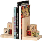 Alphablock Bookends