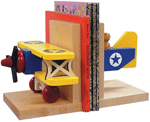 Biplane Bookends